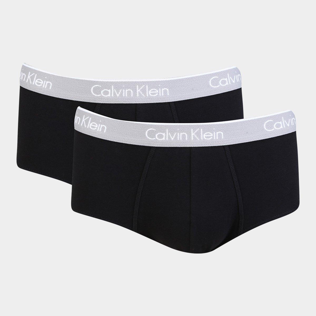 Kit Cueca Slip Calvin Klein Básica - 1