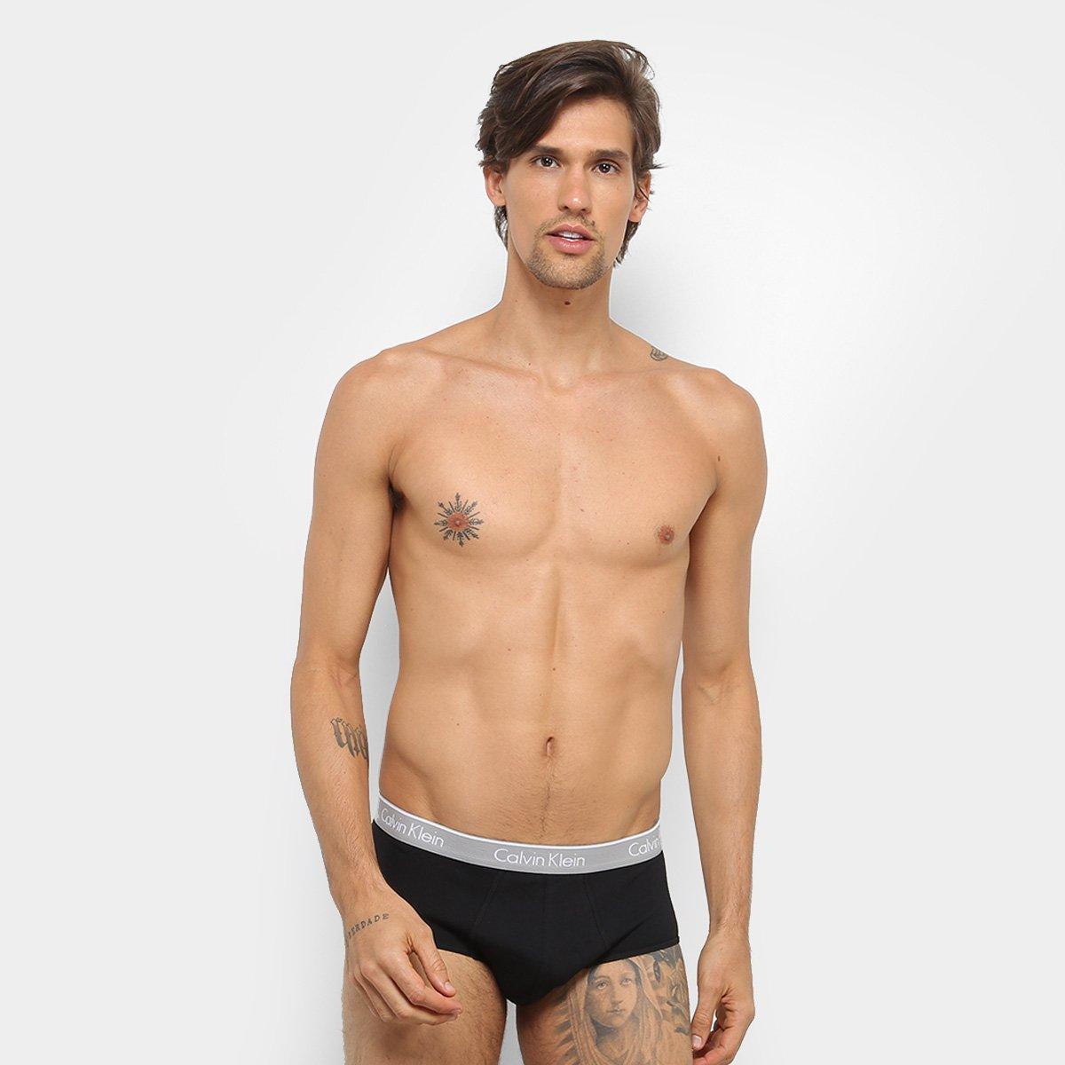 Kit Cueca Slip Calvin Klein Básica - 2