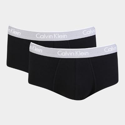 Kit Cueca Slip Calvin Klein Básica