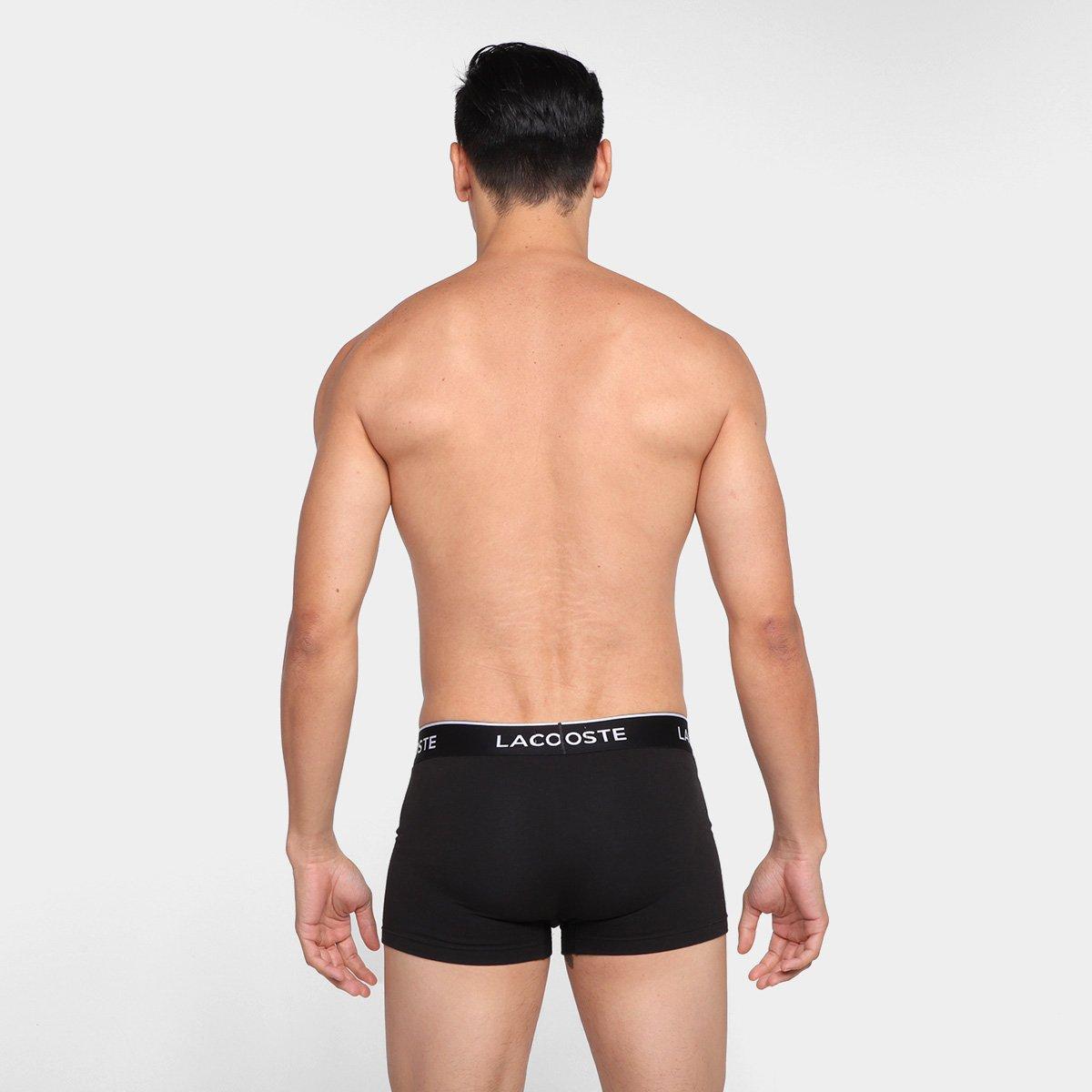 Kit Cueca Boxer Lacoste C/ 3 Peças - 3