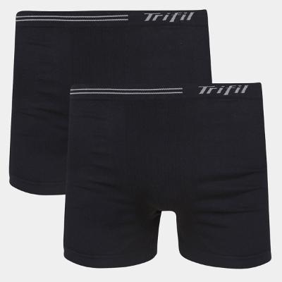 Kit Cueca Boxer Trifil Sem Costura 2 Peças Masculina