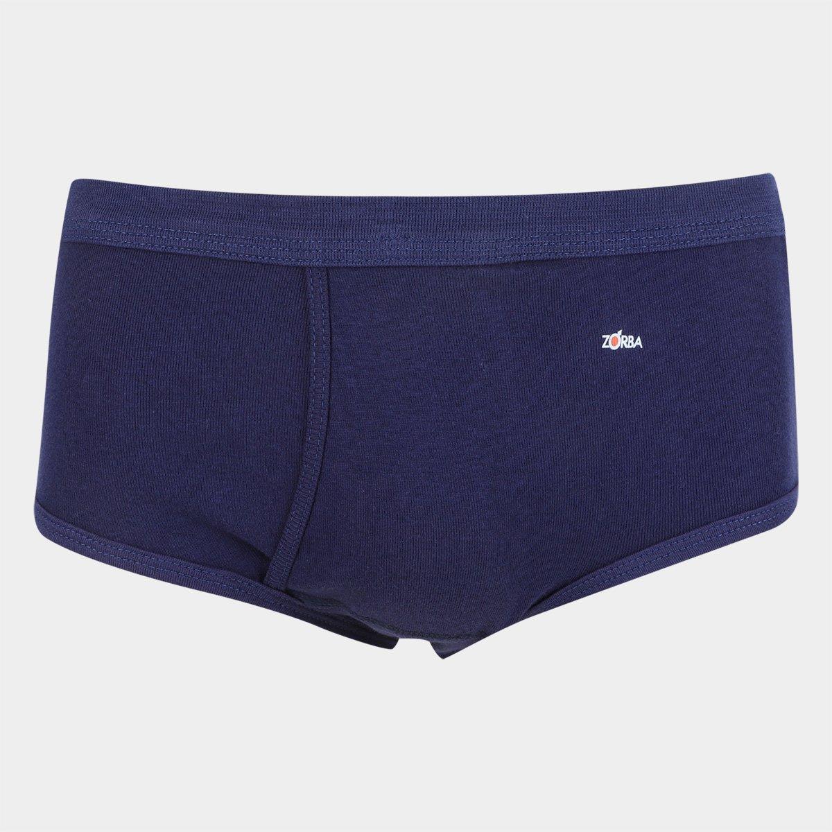 Kit Cueca Slip Zorba c/ Abertura 6 Peças - 3