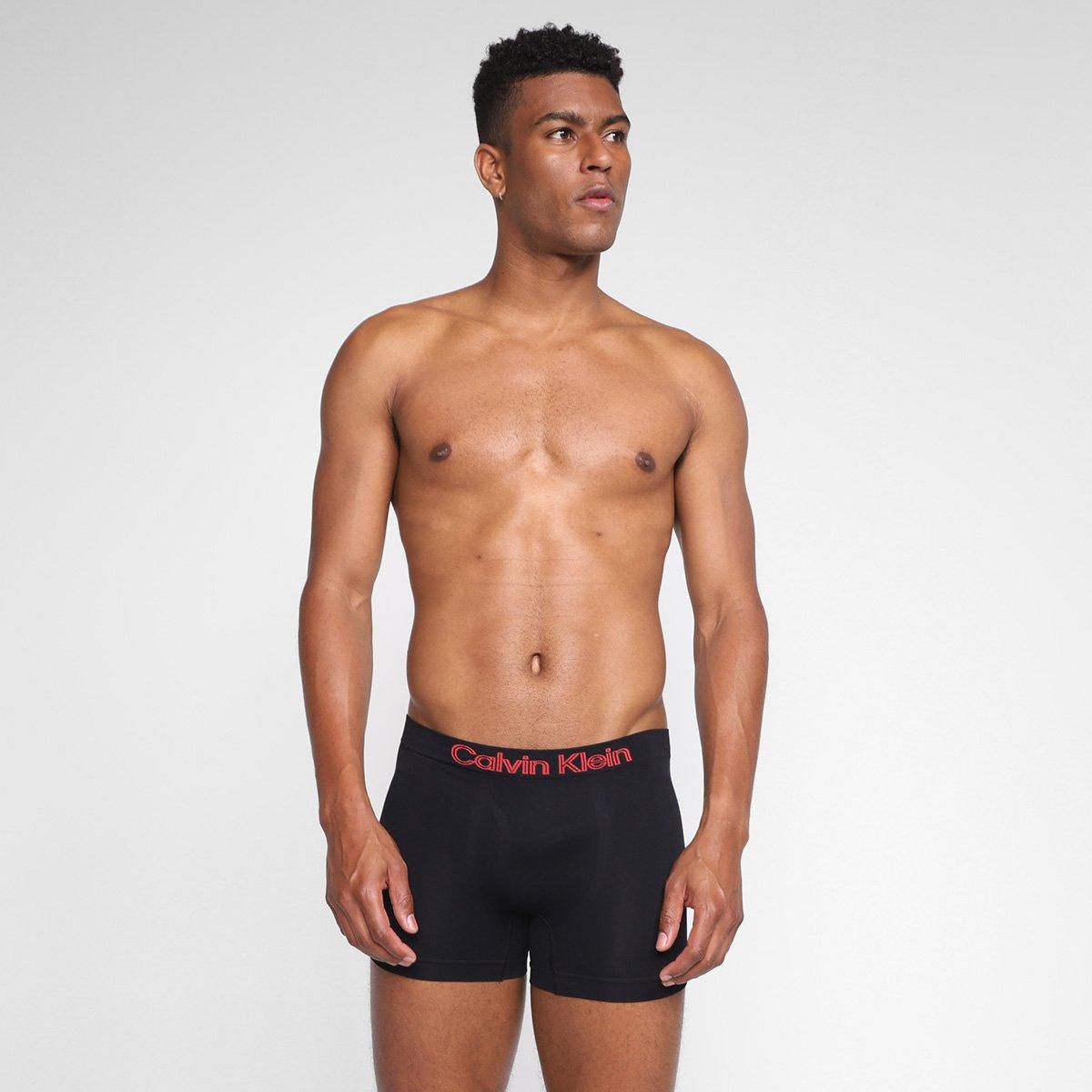 Kit Cueca Boxer Calvin Klein C/ 3 Peças - 2
