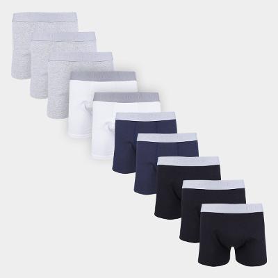 Kit Cueca Boxer Polo Wear 10 Peças