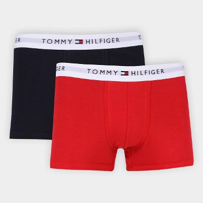 Kit Cueca Boxer Tommy Hilfiger Brief Masculina - 2 peças