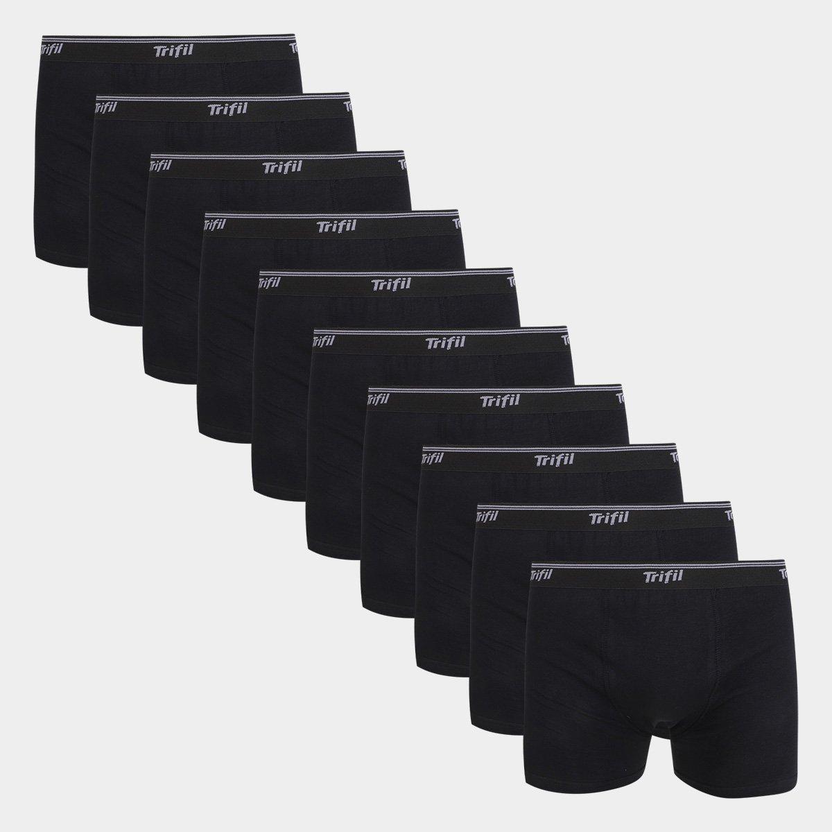 Kit Cuecas Boxer Trifil 10 Peças - 1