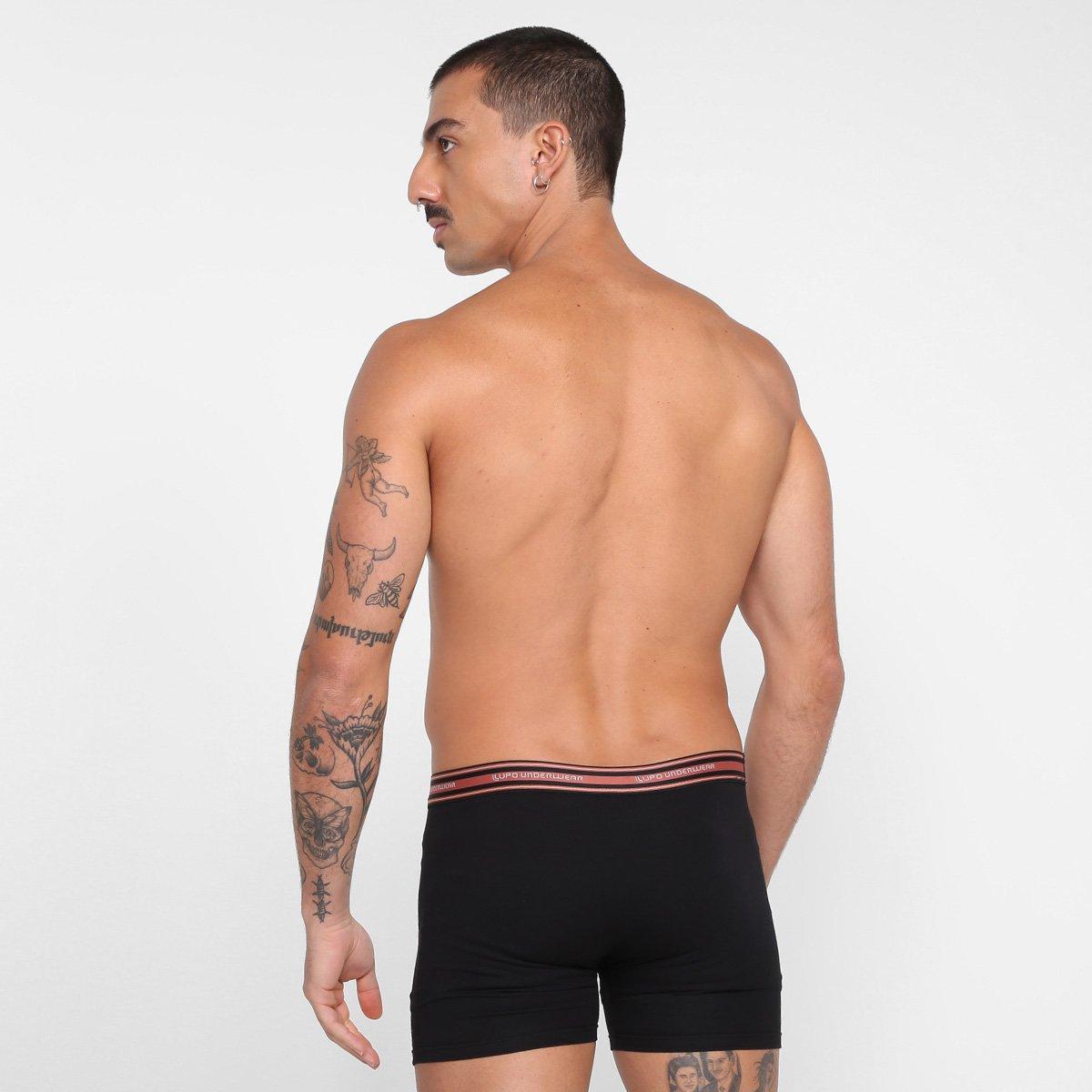 Kit Cueca Boxer Lupo Algodão Masculina - 10 Peças - 3