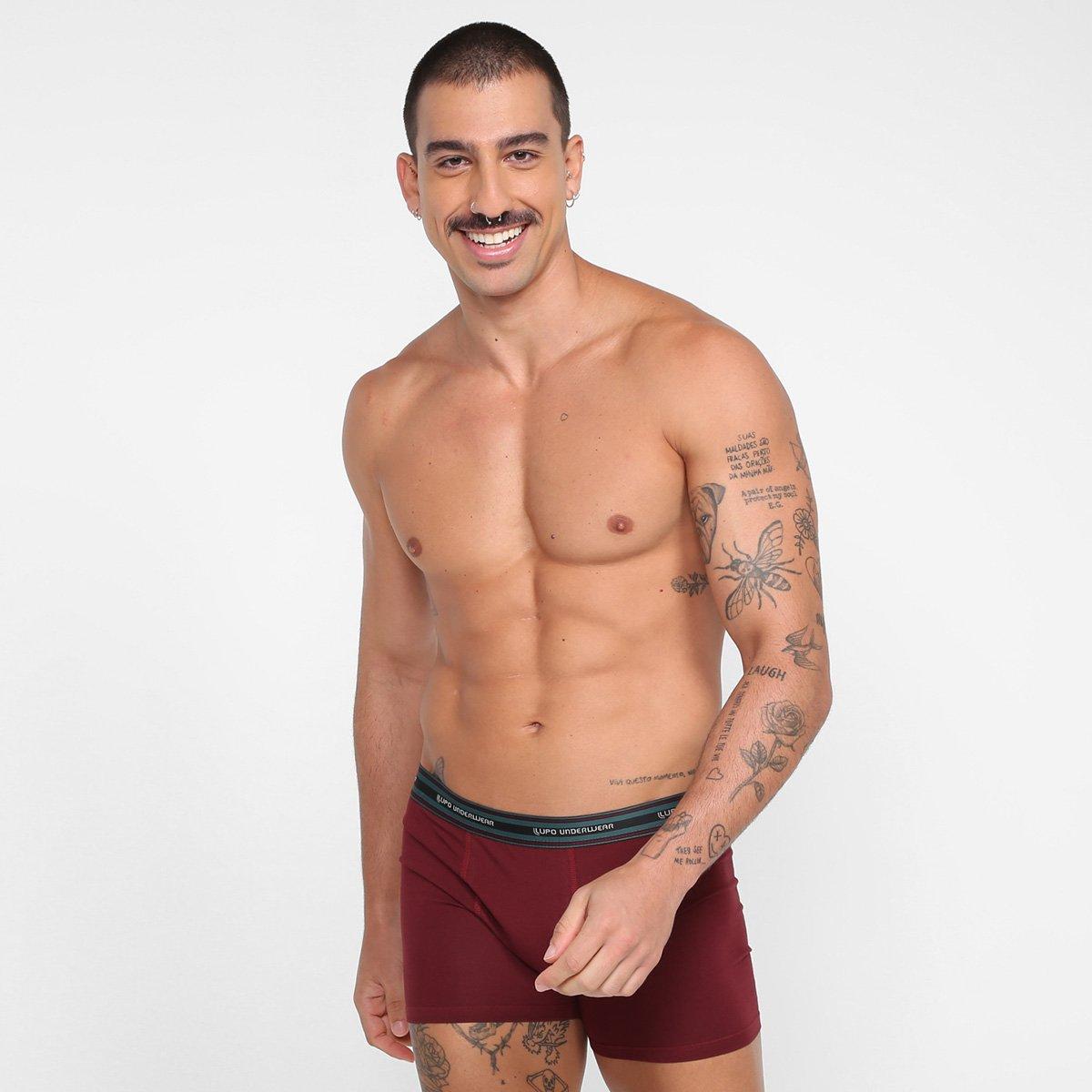 Kit Cueca Boxer Lupo Algodão Masculina - 10 Peças - 6
