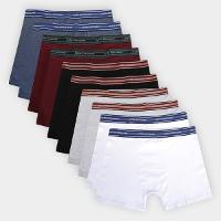 Kit Cueca Boxer Lupo Algodão Masculina - 10 Peças - 1