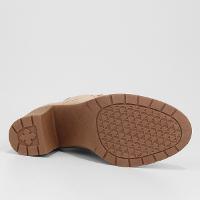 Bota Coturno Cano Curto Via Uno Salto Bloco Tratorado Feminina - 5