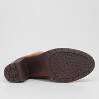 Bota Coturno Cano Curto Via Uno Salto Bloco Tratorado Feminina - 6