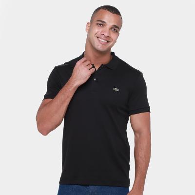 Camisa Polo Lacoste Regular Fit Algodão Leve Masculina