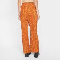 Calça Flare Farm Plissada Feminina - 3