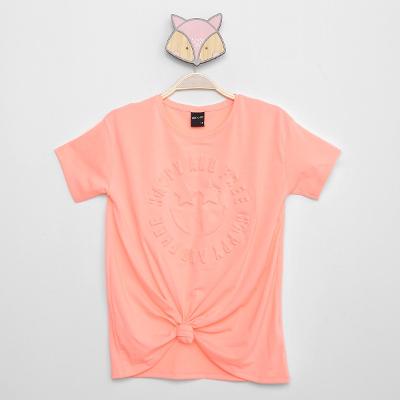 Blusa Juvenil Amora Happy And Free Relevo Menina