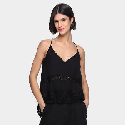 Blusa Loved Ampla Renda Feminina