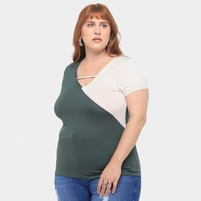 Camiseta Maelle Plus Size feminino 15399