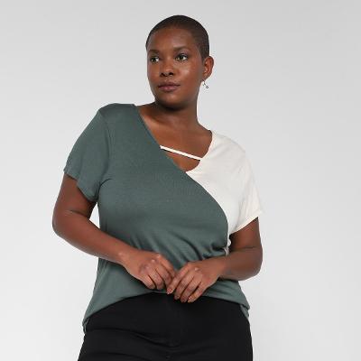 Camiseta Maelle Plus Size feminino 15399