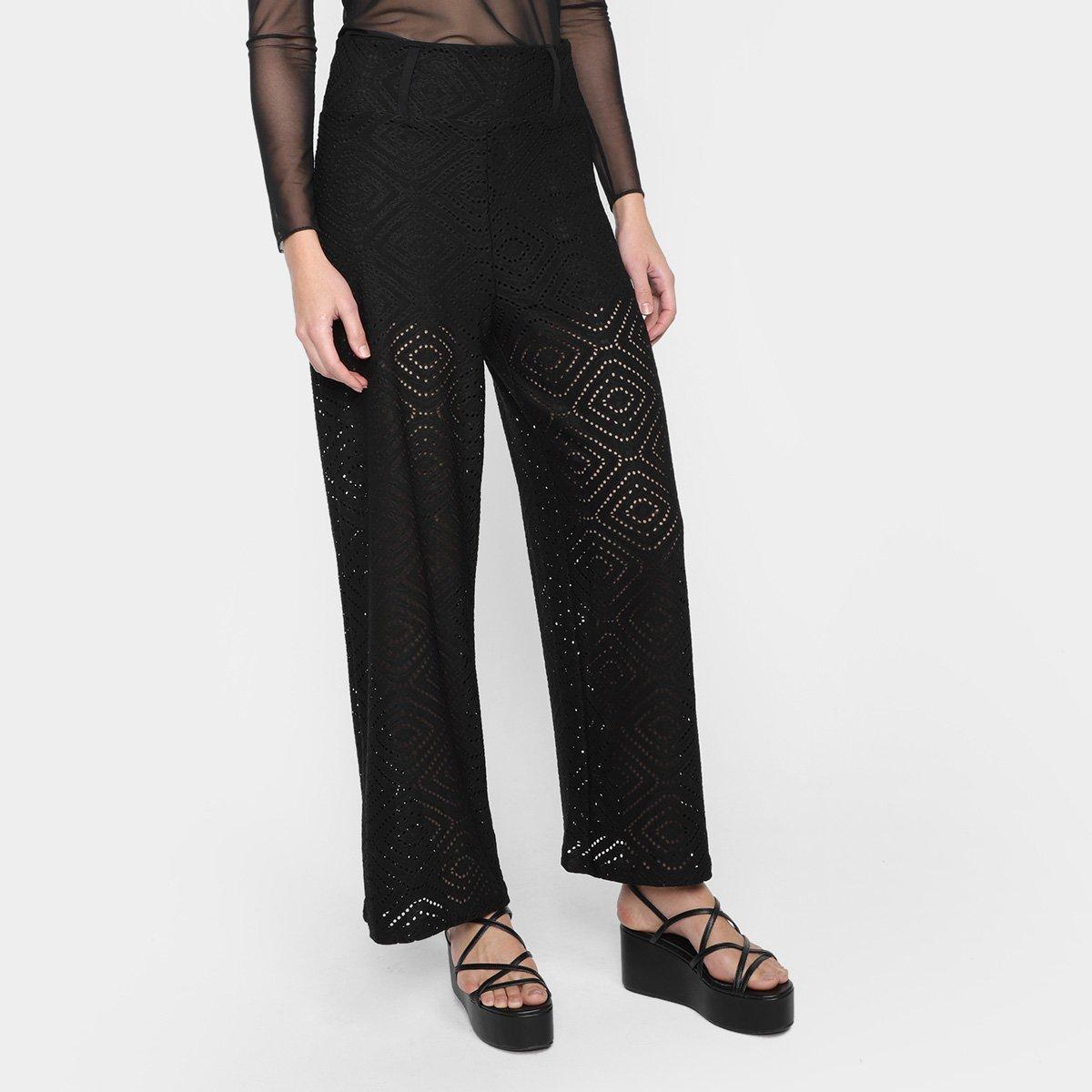 Calça Colcci Perfuros Cintura Alta Feminina - 1