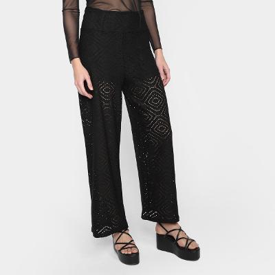 Calça Colcci Perfuros Cintura Alta Feminina