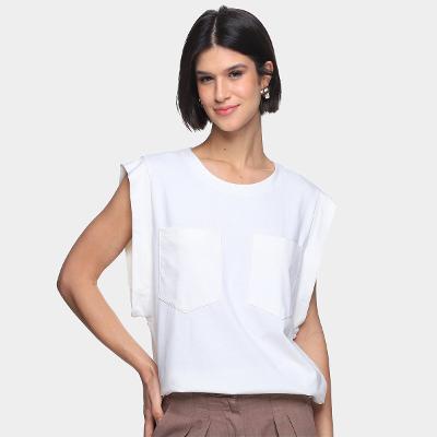 Blusa Colcci Lisa C/ Bolso Feminina