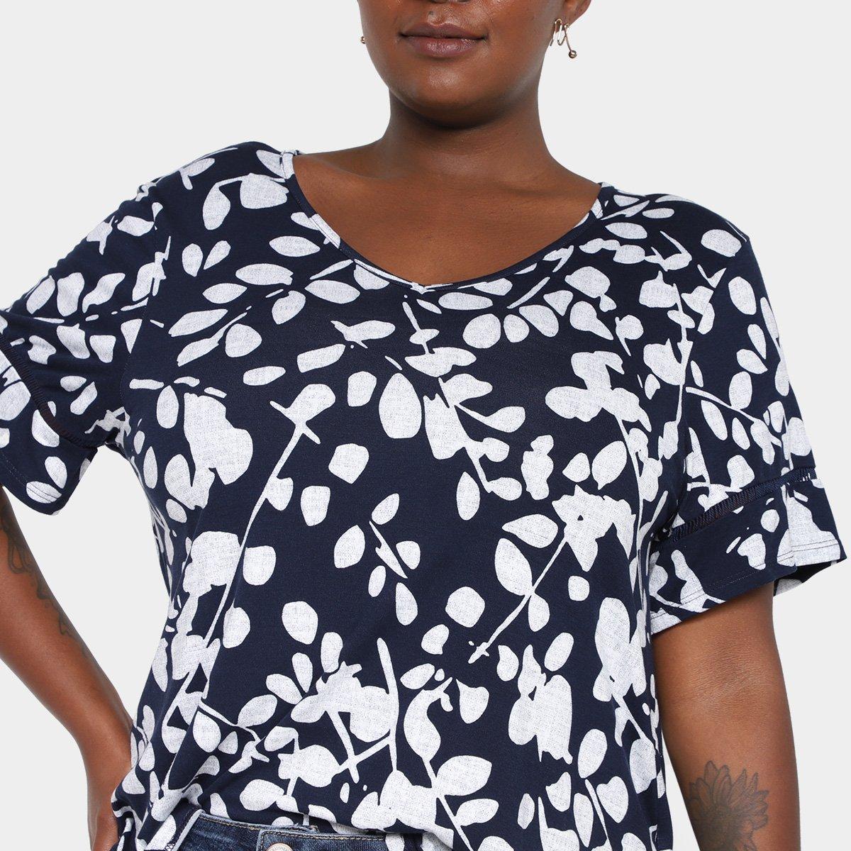 Camiseta Maelle Plus Size feminino 15403 - 3