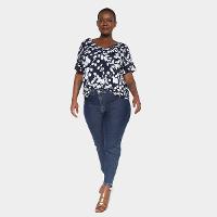 Camiseta Maelle Plus Size feminino 15403 - 4