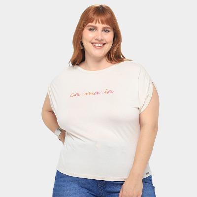 Camiseta Maelle Plus Size feminino 15404