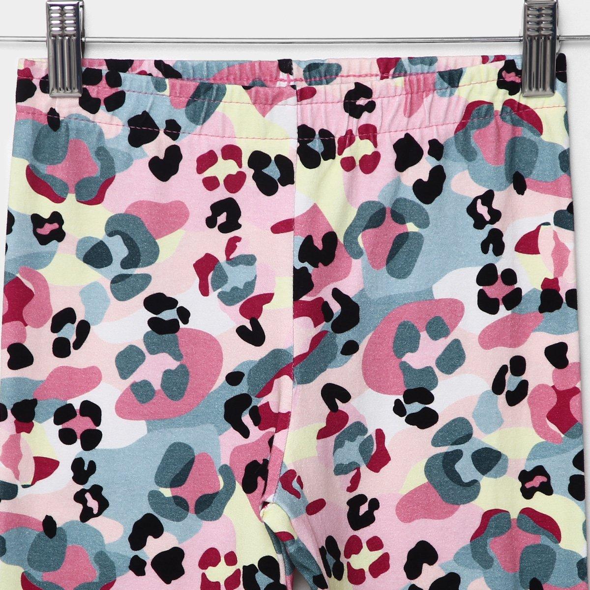 Calça Legging Infantil Marisol Stretch Estampada Menina - 2
