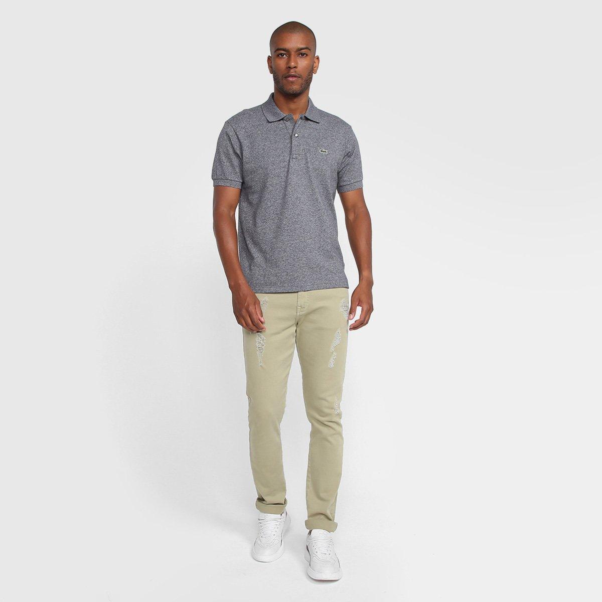 Camisa Polo Lacoste Lisa Masculina - 4