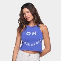 Blusa Oh, Boy! Cropped Na Boa Feminina - 1