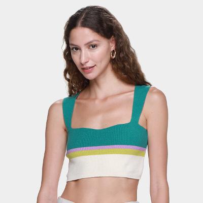 Top Cropped Oh,Boy! Tricot Breath Feminino