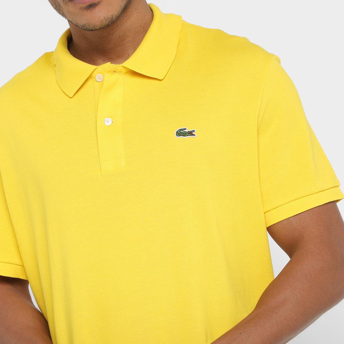 Camisa Polo Lacoste Slim Fit Piquet Masculina - 3