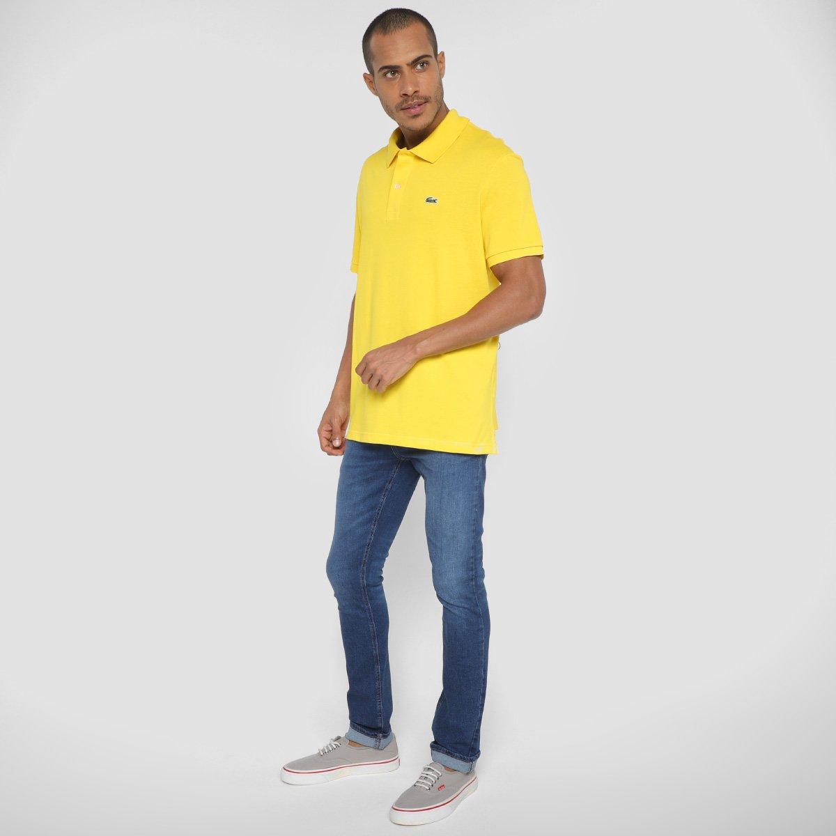Camisa Polo Lacoste Slim Fit Piquet Masculina - 4