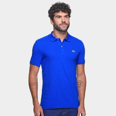 Camisa Polo Lacoste Slim Fit Piquet Masculina