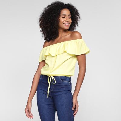 Blusa Mercatto Cropped Feminina