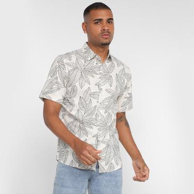 Camisa Manga Curta Milano Estampada Masculina