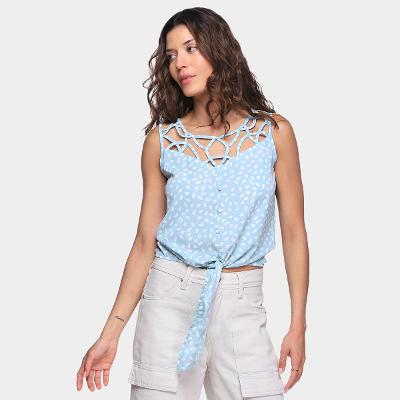 Blusa Eagle Rock Animal Print Snake Feminina