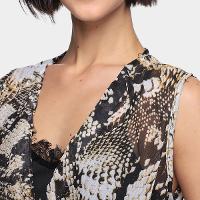 Blusa Eagle Rock Animal Print Snake Feminina - 3