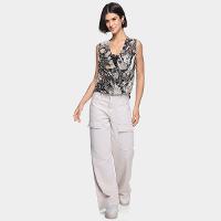 Blusa Eagle Rock Animal Print Snake Feminina - 4