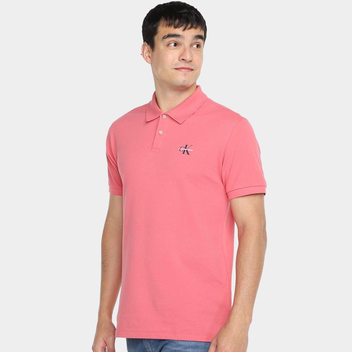 Camisa Polo Calvin Klein Logo Masculina - 1