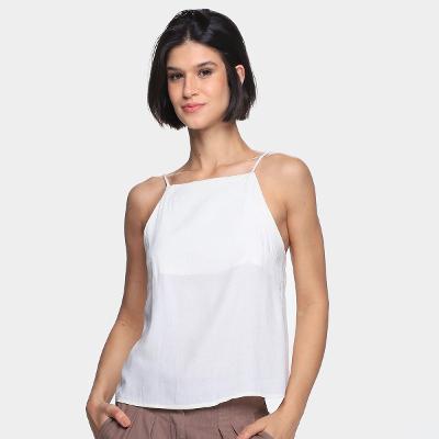 Blusa Oh, Boy! Lisa Alças Finas Feminina