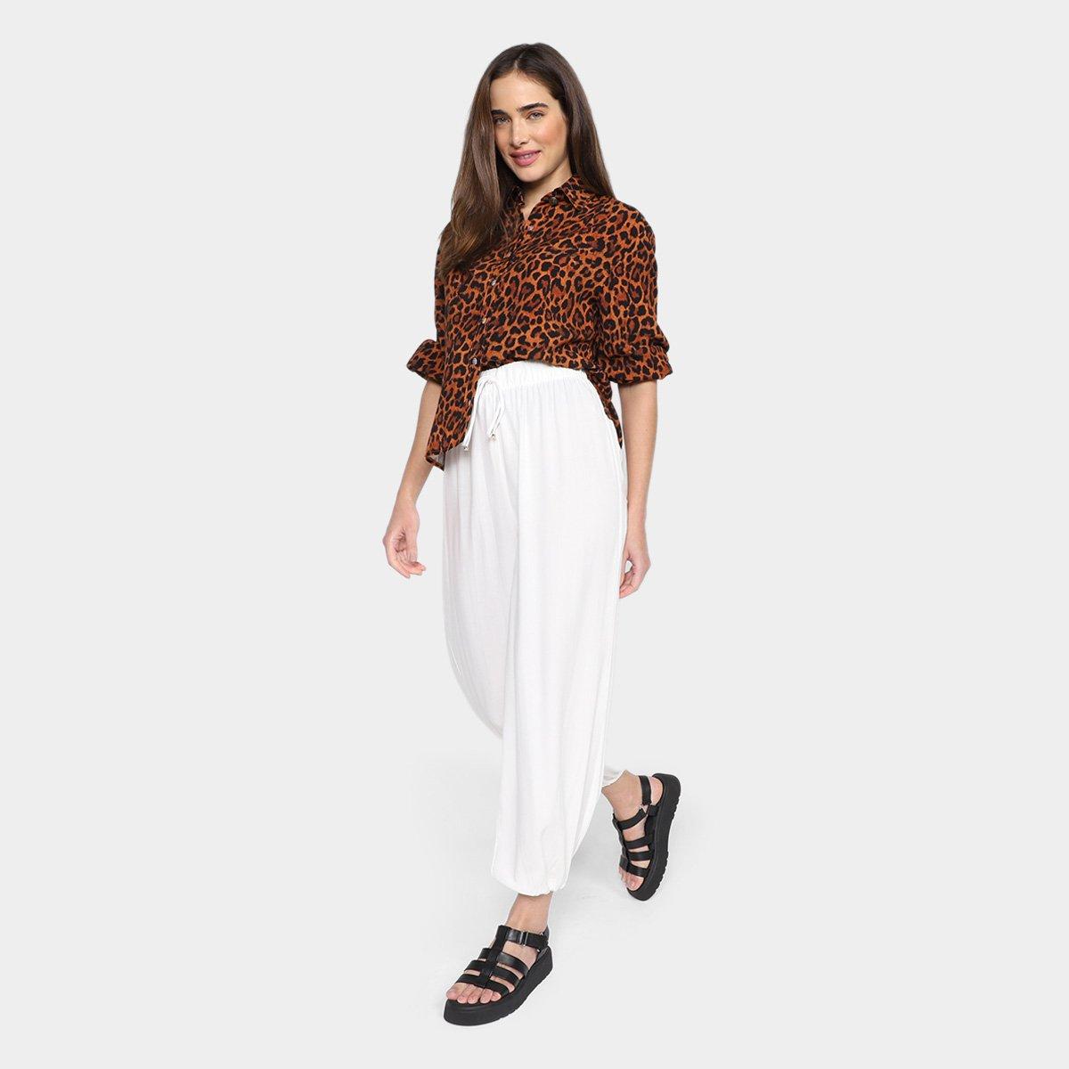 Calça Aladim Lança Perfume Cintura Alta Feminina - 2