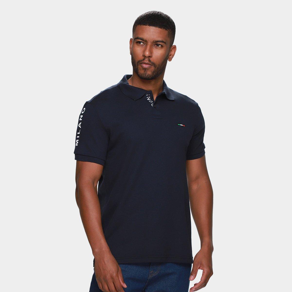 Camisa Polo Industrie Itália Masculina - 1