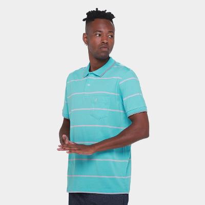 Camisa Polo Lucky Sailing Listrada Masculina