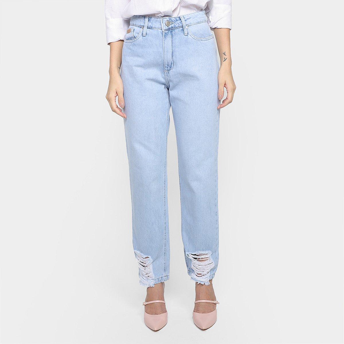 Calça Jeans Reta All Is Love Lucia Cintura Média Feminina - 1