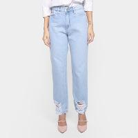 Calça Jeans Reta All Is Love Lucia Cintura Média Feminina - 1