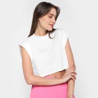 Blusa Morena Rosa Cropped Cavada Muscle Tee Feminina - 1