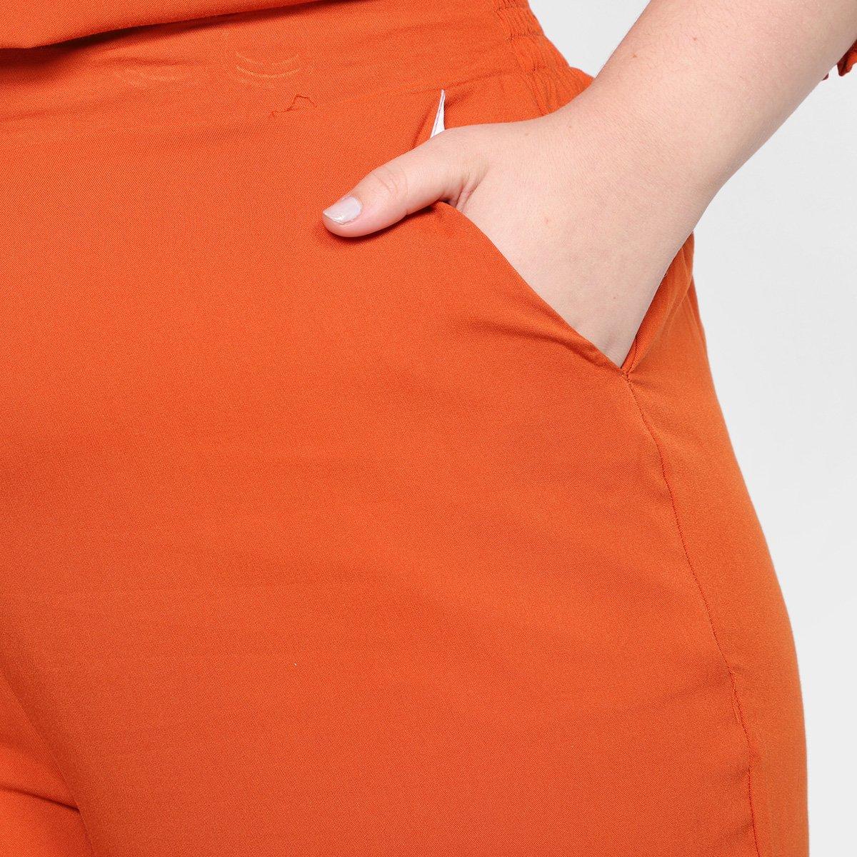 Calça Plus Size The Style Box Estampada Feminina - 4