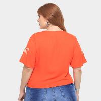 Blusa Plus Size Lunender Nó Frontal Feminina - 2