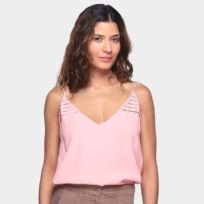 Blusa Maria Filó Alcinha Corte V Feminina